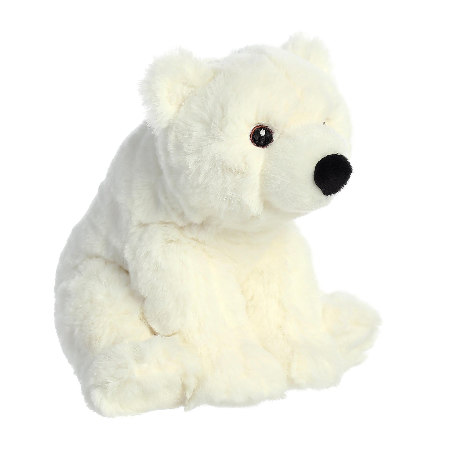 Eco Nation Polar Bear Plush Toy Stuffed Animal, 9.5 in