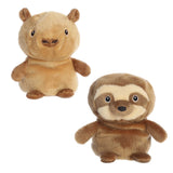 '- Eco Nation - Reversible Eco Pairs - 6.6" Capybara and Sloth
