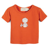 Stinky Tee for Baby Boys – Carrot Orange, 12-18 Months