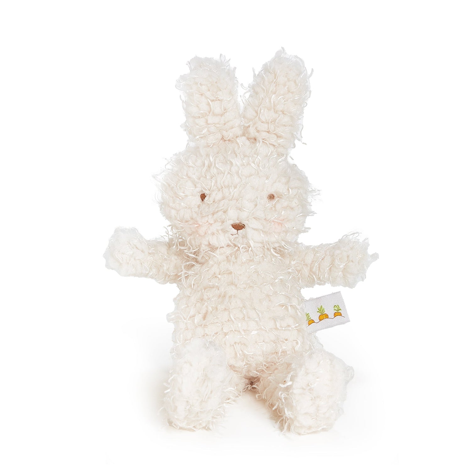 Shaggy Hoppy Plush Bunny – Soft Stuffed Animal, 12 in