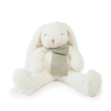 Snowdrop Nibble Fur Bunny with Gray Scarf