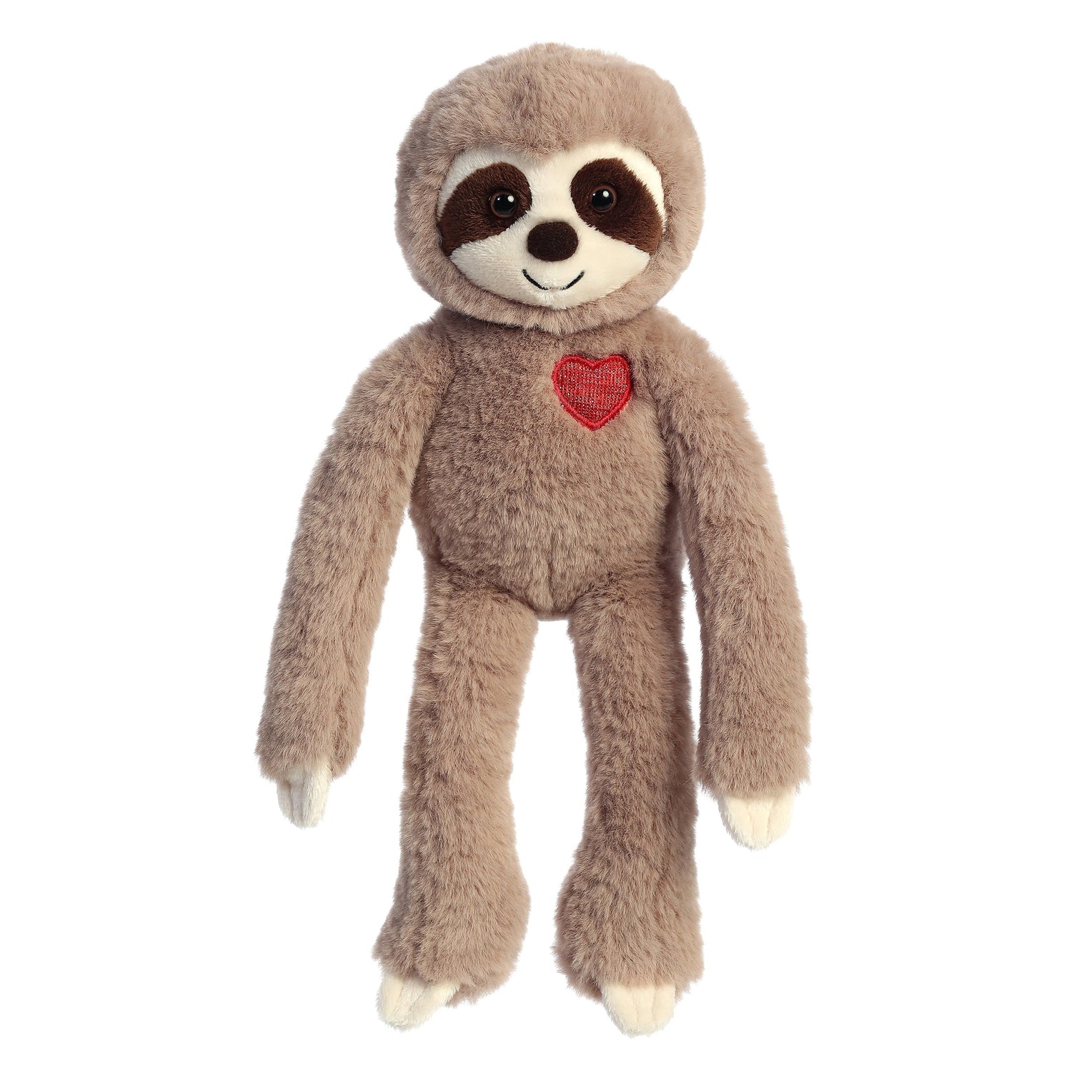 Valentine Sweety Sloth Brown Plush Toy, 12 in