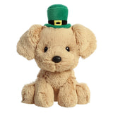 St. Patrick's Day Golden Lab Plush Toy Stuffed Animal, 6 in