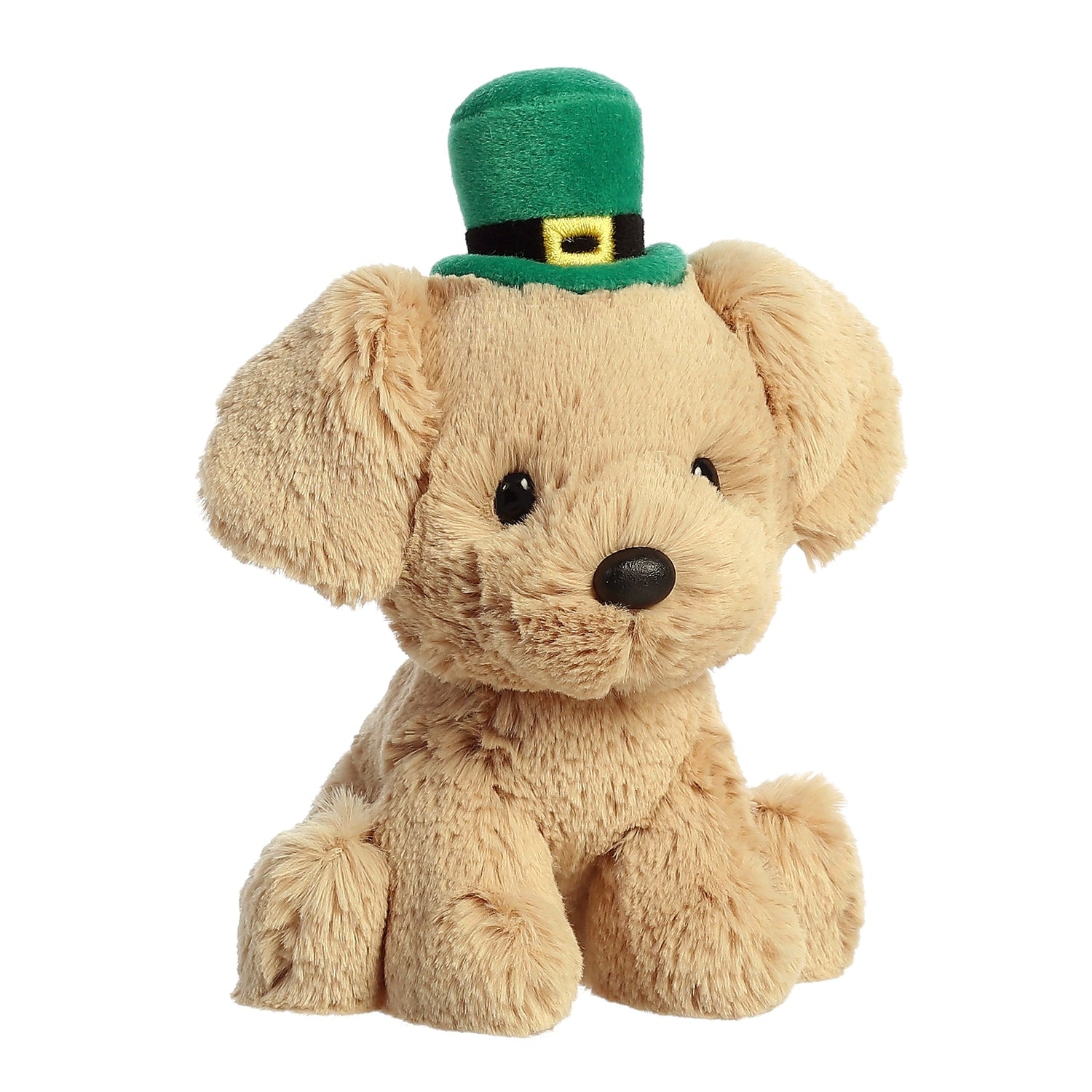 St. Patrick's Day Golden Lab Plush Toy Stuffed Animal, 6 in