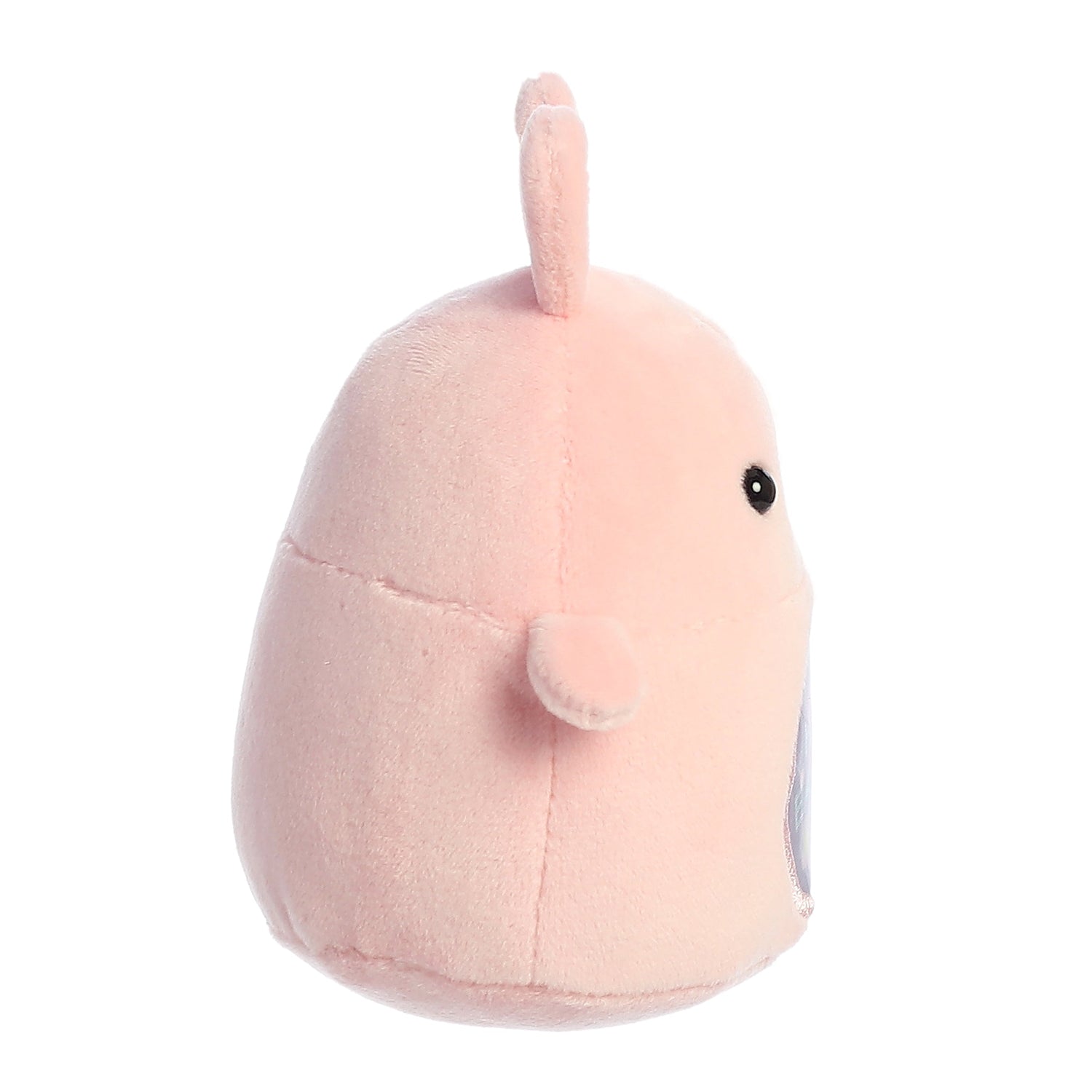 Spring Happy Easter Bunny Pink Plush Toy, 3.5 in