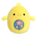 Spring Happy Easter Chick Plush Toy Stuffed Animal, 3.5 in