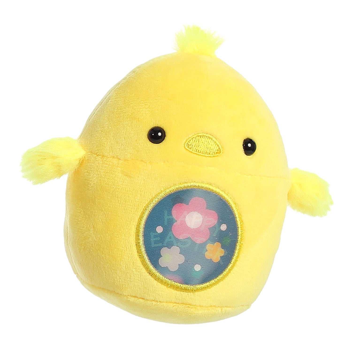 Spring Happy Easter Chick Plush Toy Stuffed Animal, 3.5 in