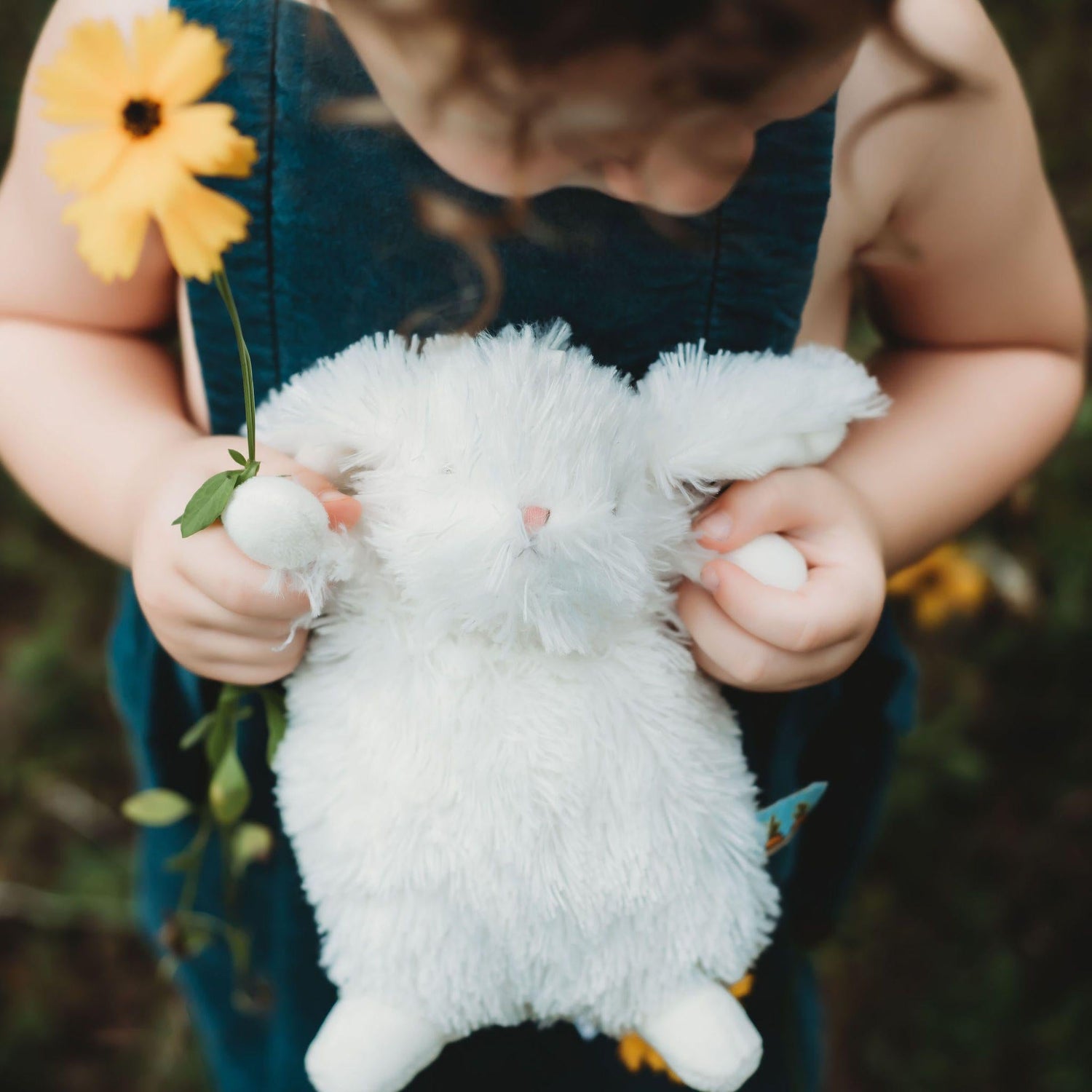 Plush Bunny Toy – Wee Ittybit White Bunny, 8 in