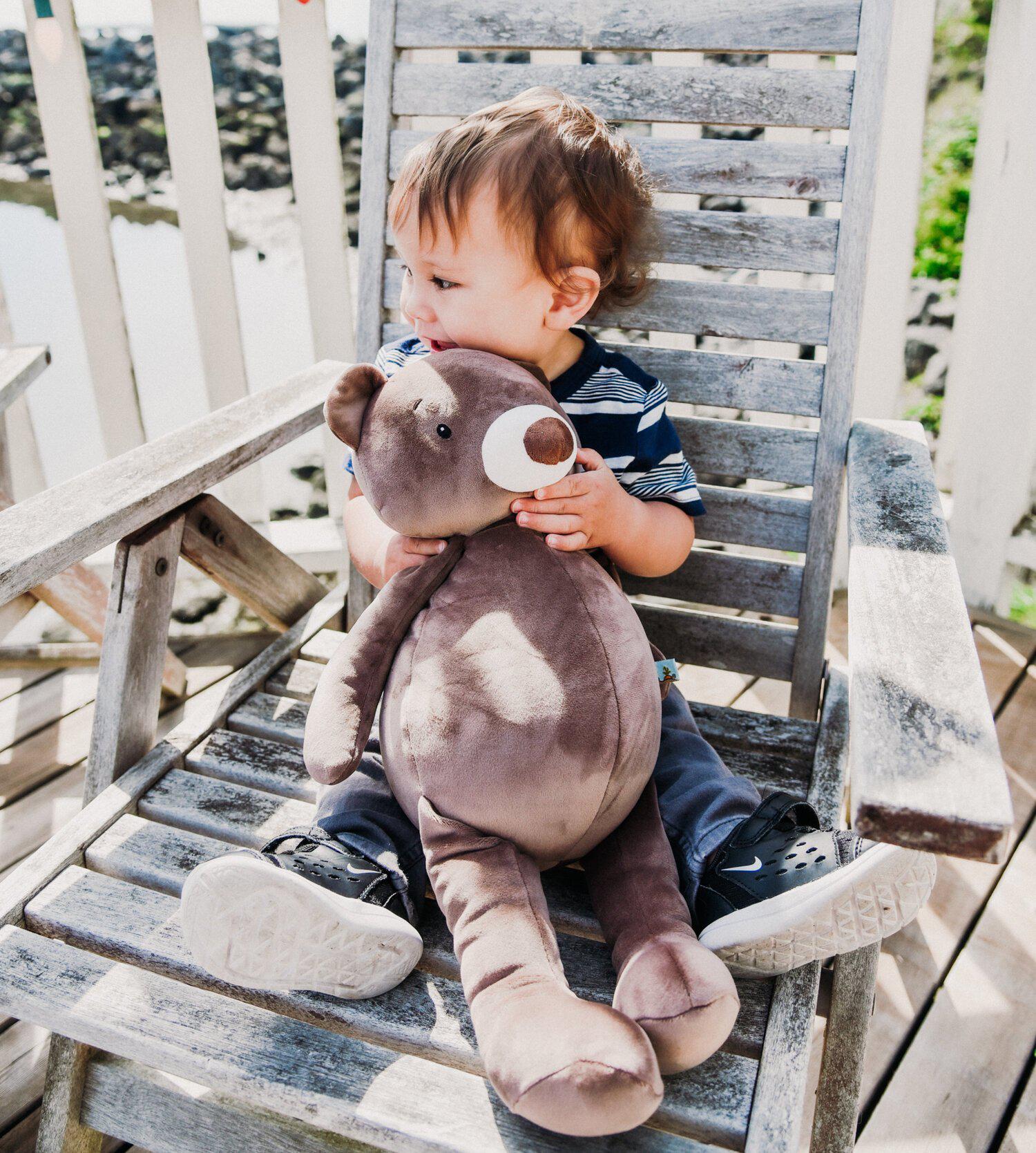 Huggable Cubby - Plush Bear