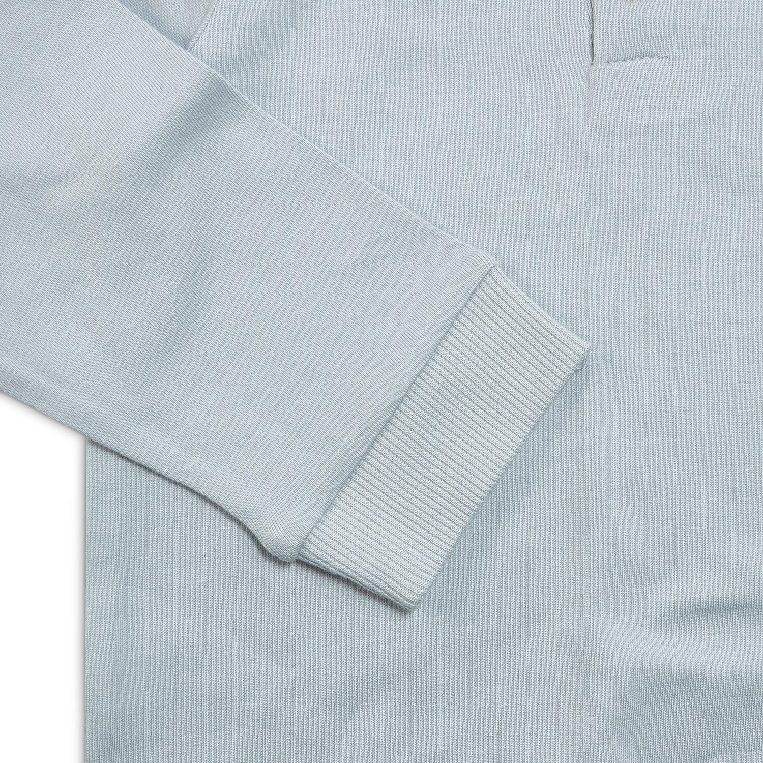 Organic Long Sleeve Bunny Pant Set - Pearl Blue
