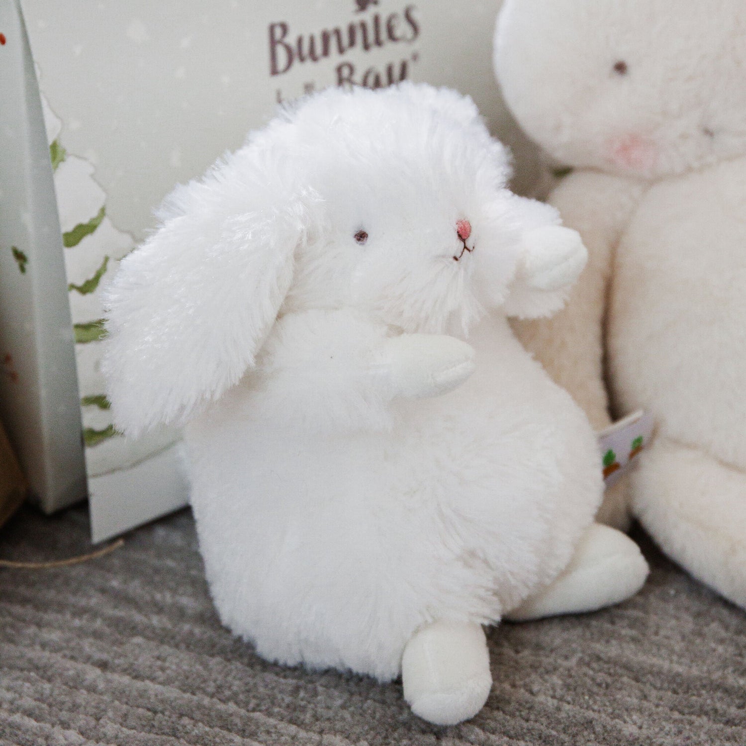 Plush Bunny Toy – Wee Ittybit White Bunny, 8 in