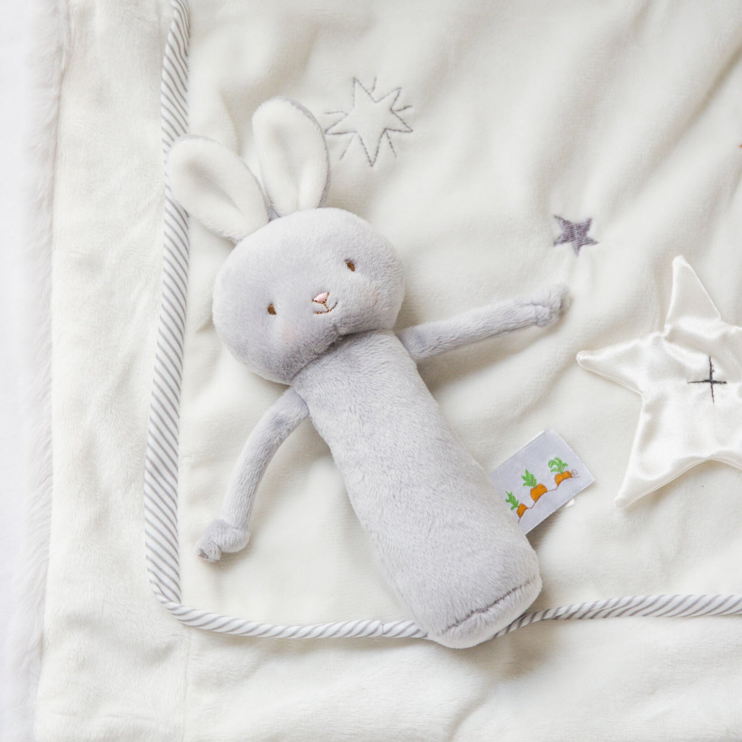 Friendly Chime Gray Bunny