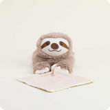 Sloth  Blankie – Heatable Plush with Attached Satin Blanket