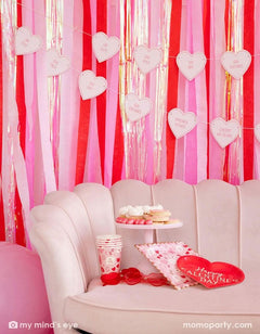 Valentine Paper Cups with Festive Icons – 12 oz Party Set of 8 - Waydiy