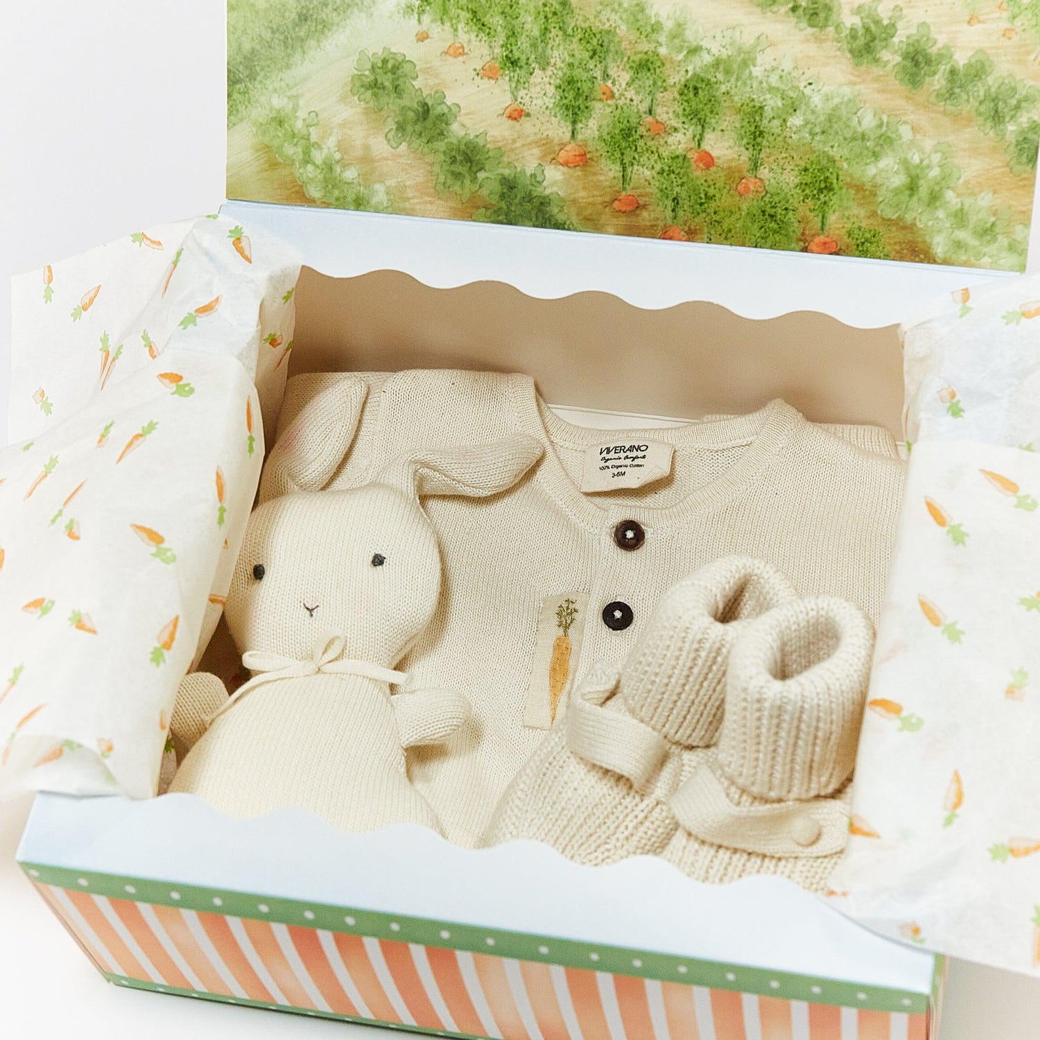 Viverano Organic Knit Cotton Gift Set