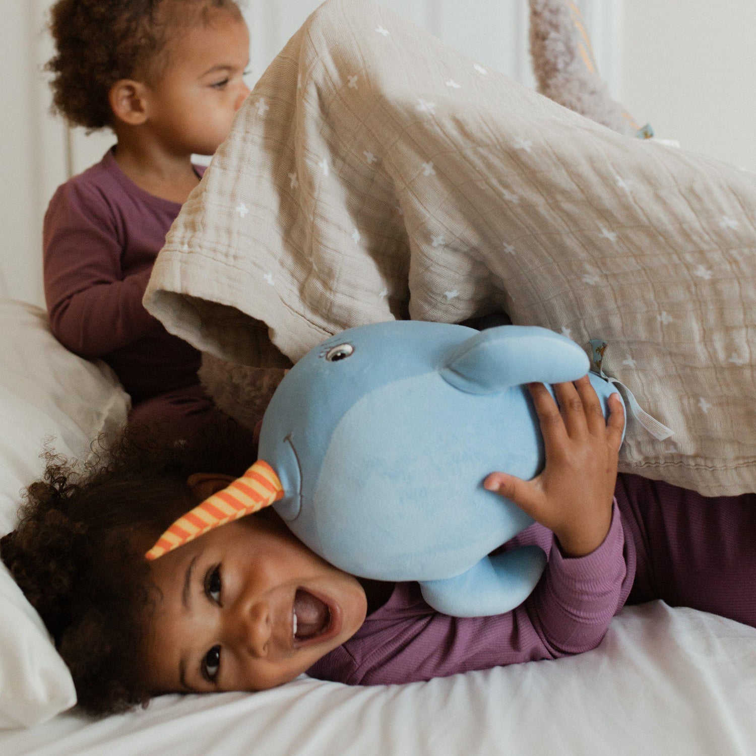 Wally Narwhal – Soft Plush Sea Toy, 15 Inch