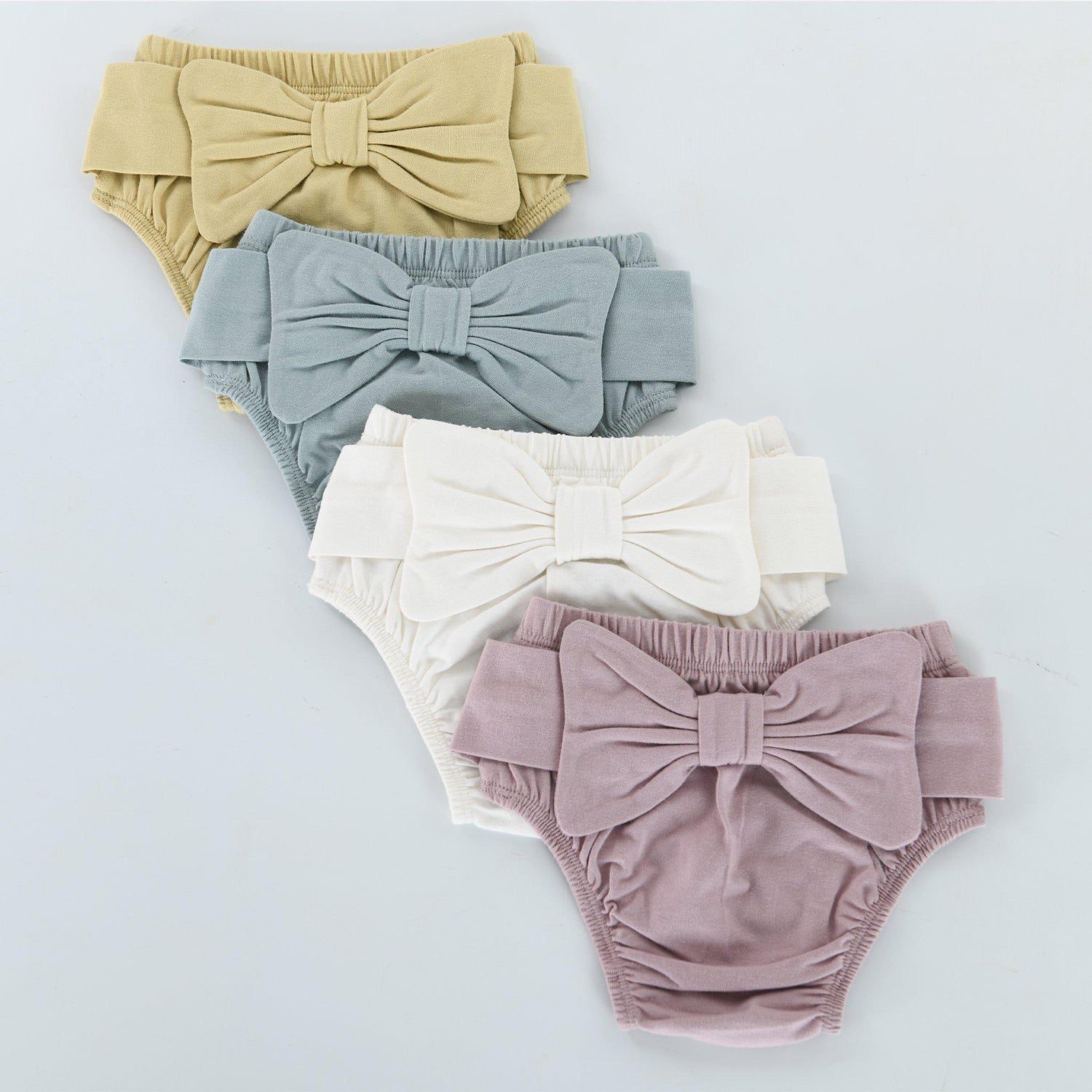 Organic Bow-Tu-Ful Panty - Bunny White