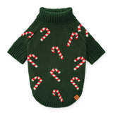 Gingerbread Pattern Dog Sweater