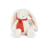 Holiday Wee Nibble Cream Bunny - Red Scarf