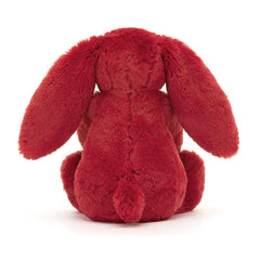 Bashful Cranberry Bunny – Soft Red Plush Toy 18cm - Waydiy