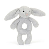 Baby Bunny Ring Rattle – 18cm - Waydiy