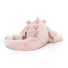 Plush Rose Dragon Soft Toy – 66cm - Waydiy