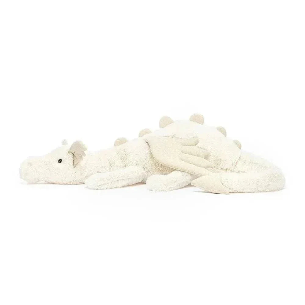 Plush Snow Dragon Soft Toy – 66cm - Waydiy