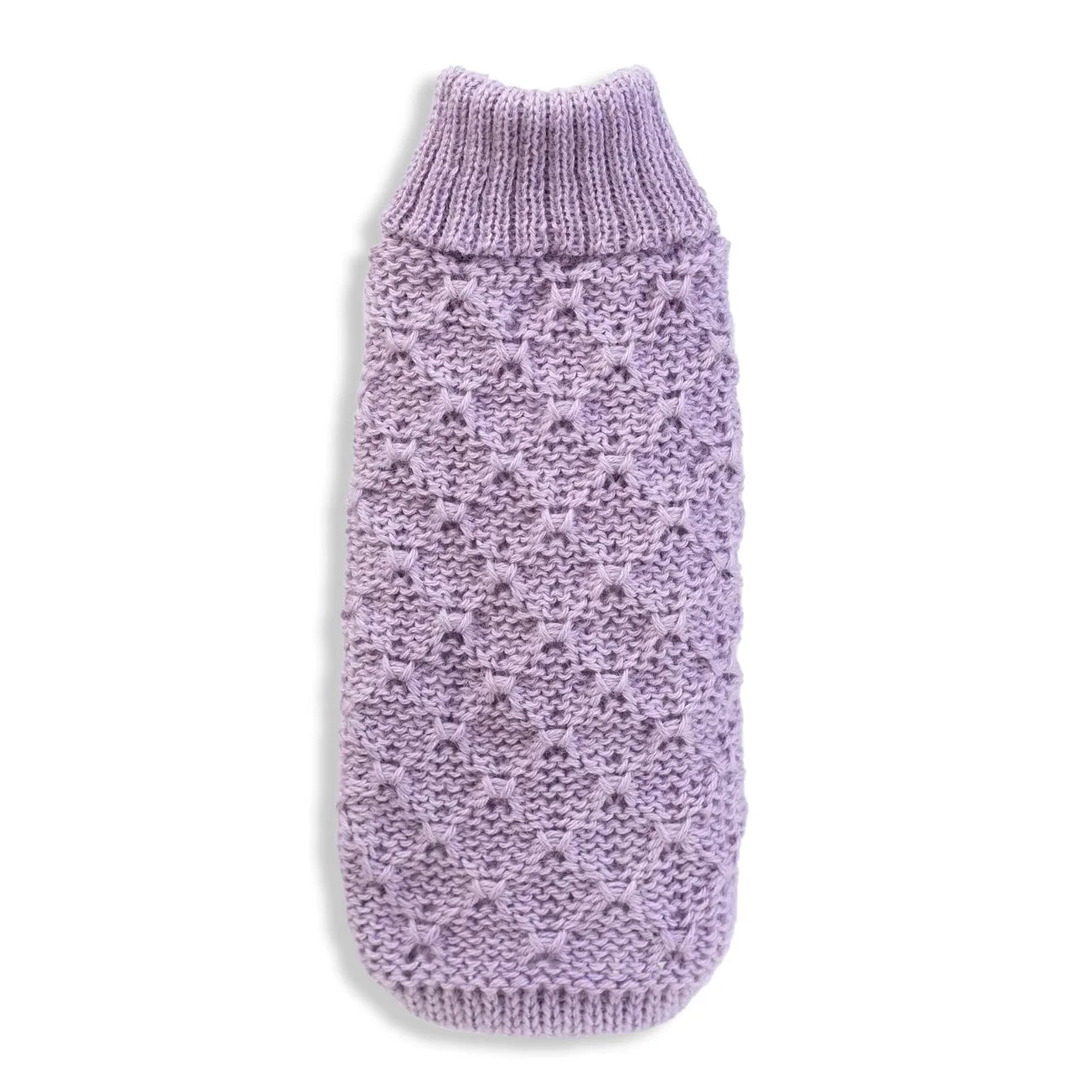Lavender Alpaca Blend Dog Sweater