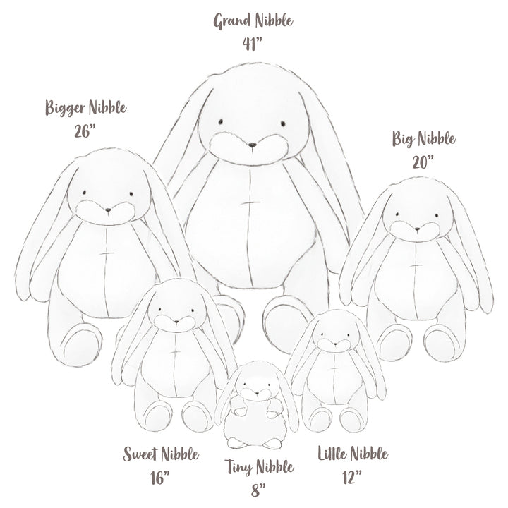 Sweet Floppy Nibble Bunny Plush Toy – 16 Inch Soft Stuffed Bunny