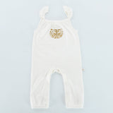 Organic Pocket Tank Jumpsuit - Bunny White